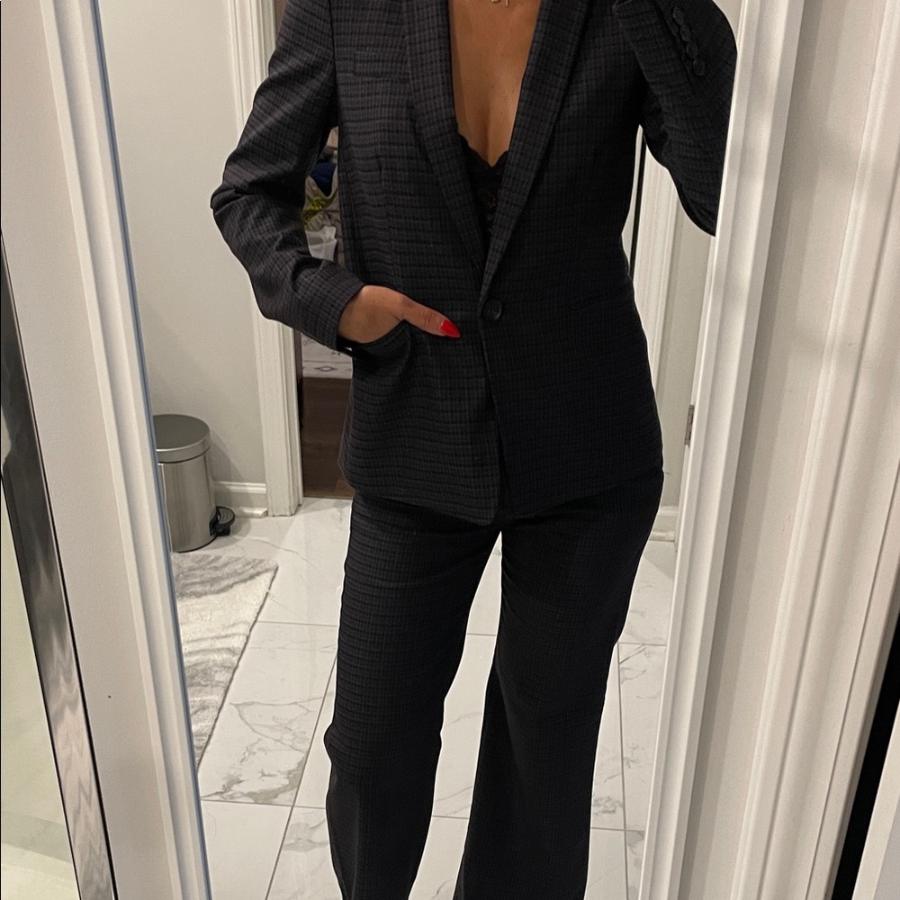 ANTONIO MELANI Black Sophisticated Pantsuit